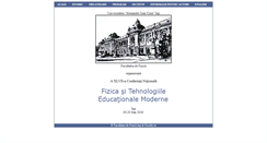 Desktop Screenshot of ftem.faculty.ro