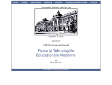 Tablet Screenshot of ftem.faculty.ro